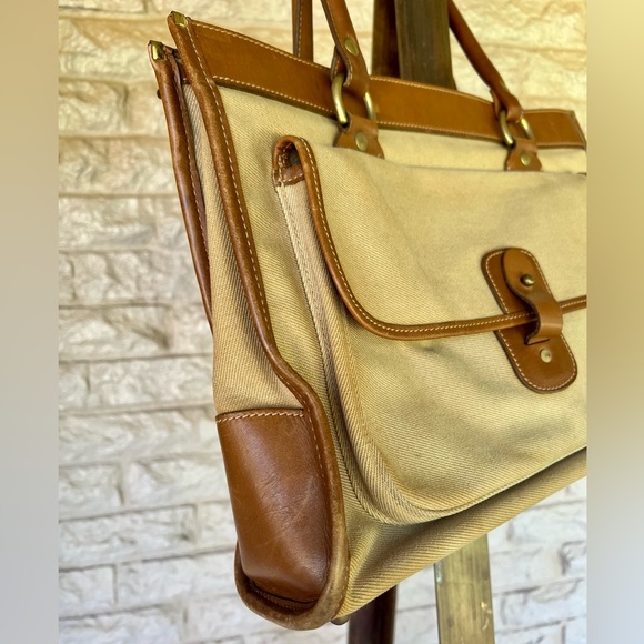 Beautiful 1980s No. 9 Gurkha canvas “Runabout” satchel Marley Hodgson - Picture 7 of 12